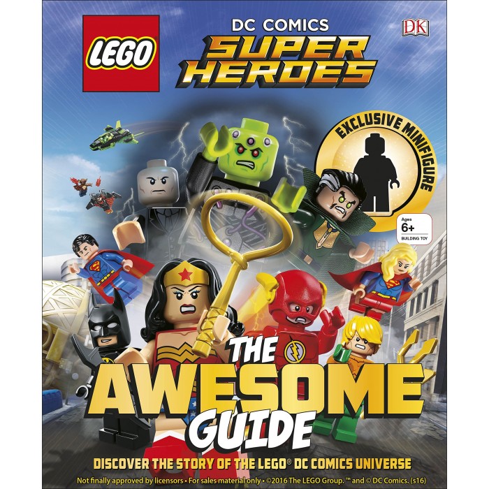 LEGO DC Comics Super Heroes le superbe guide avec Wonder Woman Figurine 