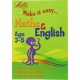 Math and English 3-5 (Letts Make It Easy)