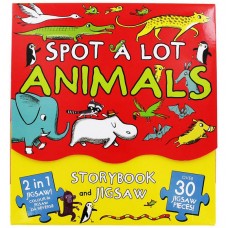 Spot a Lot Animals: Storybook and 2-In-1 Jigsaw Puzzle
