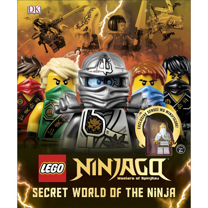 Book in English LEGO Secret World of the Ninja: Includes Exclusive Sensei Wu Minifigure by Author DK buy in Ukraine and in Kiev (price UAH).