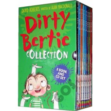 Dirty Bertie Book and CD Collection - 8 Books & CDs 